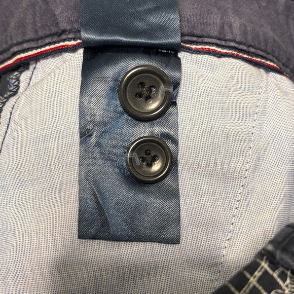 Tommy Hilfiger Sail Boat Shorts Blue Print Sketch Nautical Cruise Mens Size 36 - Picture 5 of 7